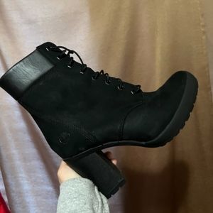 High heel timberland boots for women